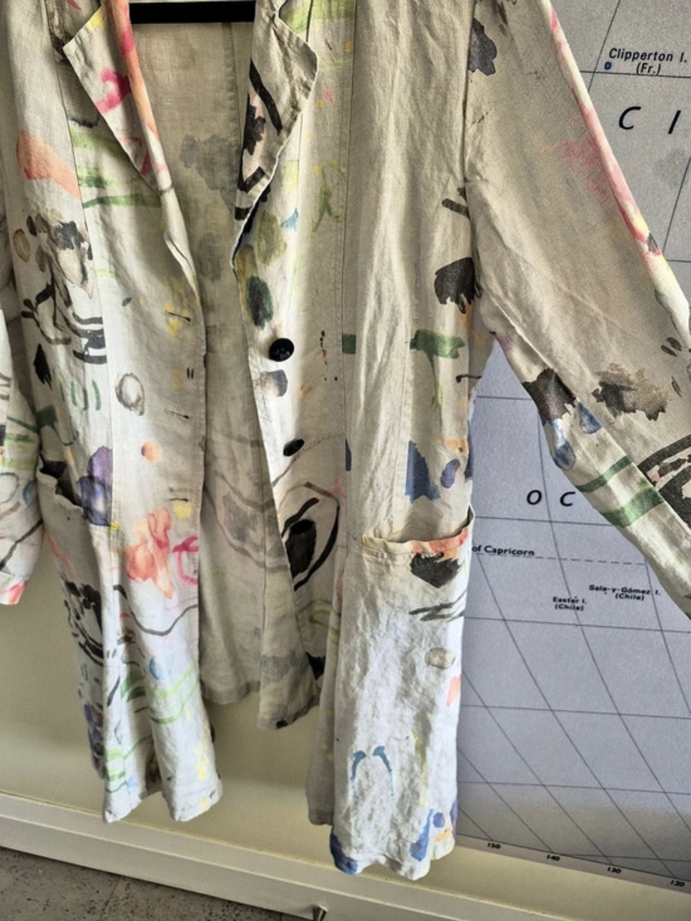 GRIZAS Abstract Long Button-up - Picture 5 of 9